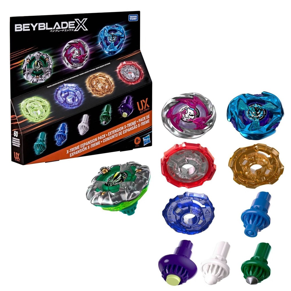 Hasbro Beyblade X X-Treme Expansion Pack G3195 - 12 Pieces 3 Blades, Mail Knight